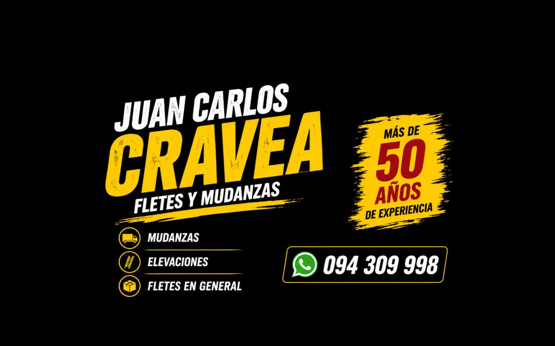 JUAN CARLOS CRAVEA FLETES Y MUDANZAS